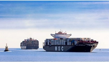 Foto de MSC lanza su nuevo servicio Cheetah que conecta directamente Asia y Mozambique
