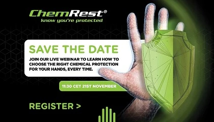 Foto de Showa analizar en un seminario web cmo mejorar la seleccin de guantes de proteccin qumica