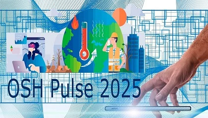 Foto de Informe OSH Pulse 2025 de EU-OSHA: la seguridad y la salud en el trabajo en la era del cambio climtico y digital