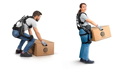 Foto de MATE-XB de Comau: el exoesqueleto certificado en ergonomía y seguridad a nivel europeo