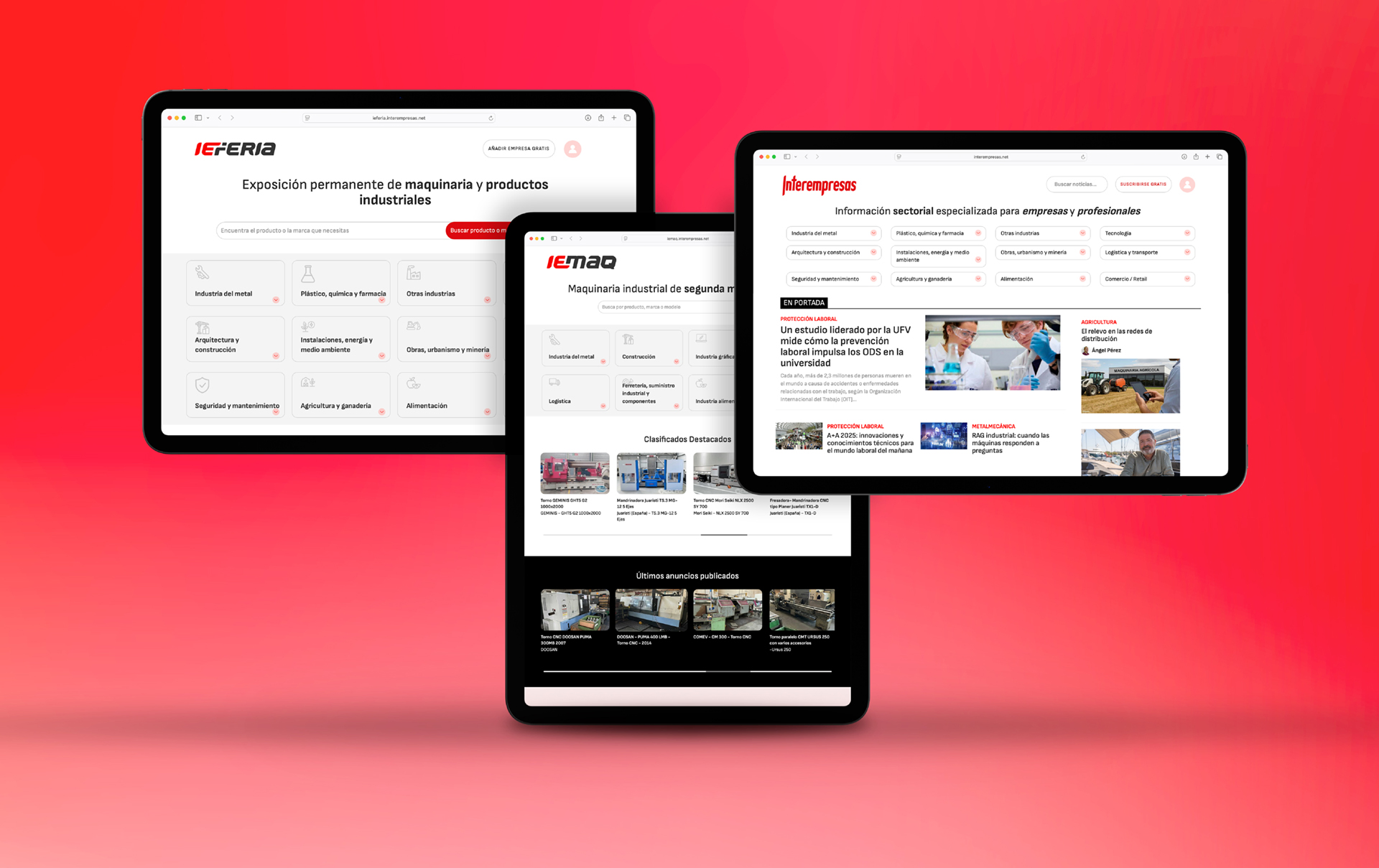 Foto de Interempresas impulsa una nueva etapa digital con el lanzamiento de tres plataformas especializadas