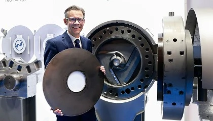 Foto de La superficie del disco con filtro l�ser se duplica con la innovaci�n de Erema