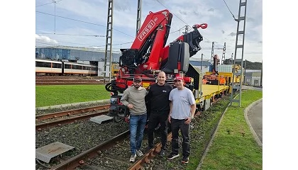 Foto de El Metro de Bilbao incorpora la primera gra Fassi 100% elctrica con tecnologa HST