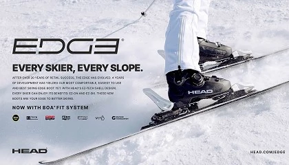 Foto de HEAD mejora la experiencia en pista con la nueva bota EDGE y su sistema de ajuste BOA