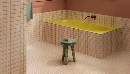 Foto de Gama de Gel-Adhesivos H40 y Fugabella Color de Kerakoll