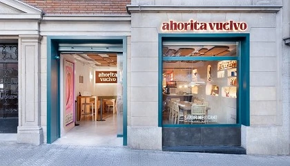 Foto de Ingrid Matheu disea el restaurante mexicano Ahorita Vuelvo en Barcelona