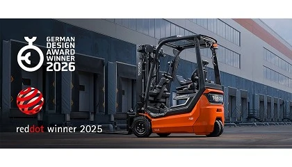 Foto de La carretilla contrapesada elctrica Toyota Traigo_i gana el German Design Award 2026 como el mejor diseo de producto industrial