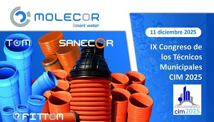 Foto de Barcelona rene a los tcnicos municipales en el IX Congreso CIM 2025 con Molecor como empresa colaboradora