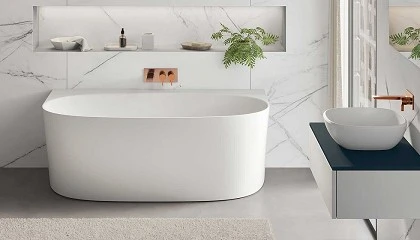 Foto de Nuovvo presenta Denis: la bañera adosada de diseño ergonómico y material durable Nuovvotouch