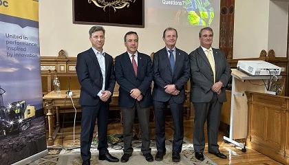 Foto de Inauguración de la VIII Cátedra Empresa Epiroc en la Escuela Técnica Superior de Ingenieros de Minas y Energía de Madrid