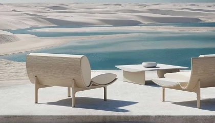 Foto de GandiaBlasco presenta Dunne: diseo escultrico y tcnico en mobiliario modular de aluminio reciclable