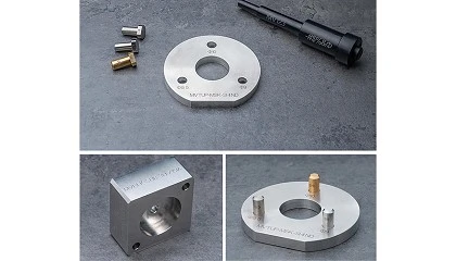 Foto de meviy incorpora grabado láser integrado para piezas torneadas CNC