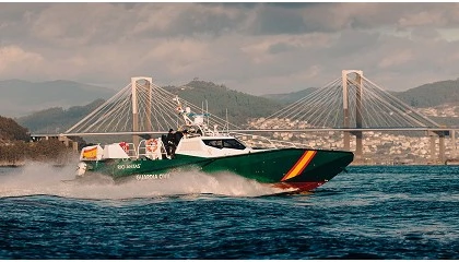 Foto de Aister entrega a la Guardia Civil la sexta interceptora HS60, la Ro Antas