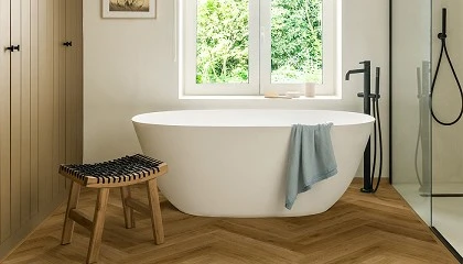 Foto de Quick-Step presenta un laminado en espiga 100% resistente al agua