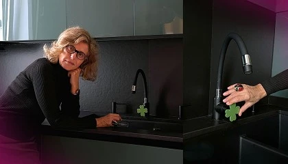Foto de Teresa Sapey dise�a un grifo de cocina personalizado, inspirado en su colecci�n Lucky Me