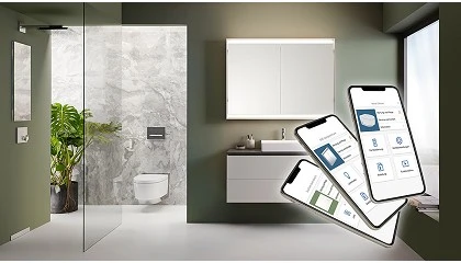 Foto de Tudo controlado na casa de banho com as aplica��es da Geberit