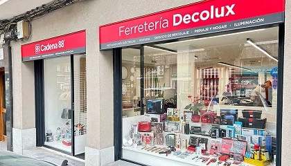 Photo de Decolux, nueva ferretería Cadena88 en el barrio de Santuxu (Bilbao)