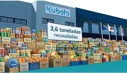 Foto de Kubota España recauda 3,6 toneladas en apoyo a la Campaña del Banco de Alimentos 2025