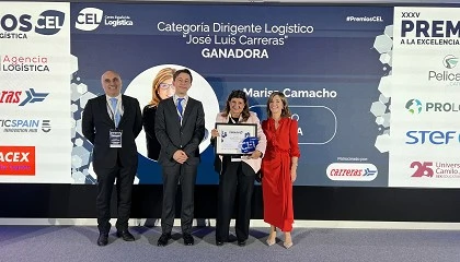 Foto de Marisa Camacho recibe el Premio CEL Dirigente Logístico 'José Luis Carreras' en la XXXV edición de los Premios CEL a la Logística