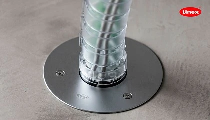 Foto de Caja de suelo 52 Unex: integrar cableado en espacios di�fanos sin comprometer la est�tica