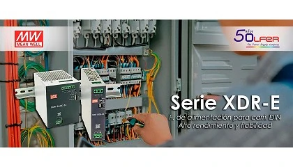 Foto de Serie XDR-E: fuente de alimentaci�n para carril DIN con alto rendimiento y fiabilidad