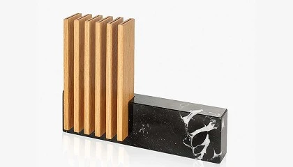 Photo de Arcos lanza Petra, un soporte de cuchillos artesanal que integra dise�o arquitect�nico y funcionalidad en la cocina