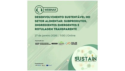Foto de Projeto SUSTAIN apresentado em webinar dedicado � inova��o alimentar