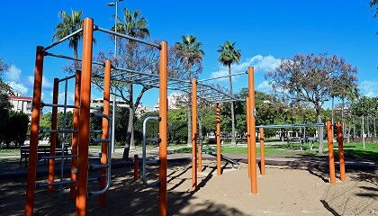 Foto de El parque Krekovic de Palma recibe nuevos juegos biosaludables y un espacio de calistenia