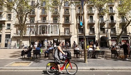 Foto de Barcelona, la ciudad con el ratio m�s alto de implantaci�n en bikesharing