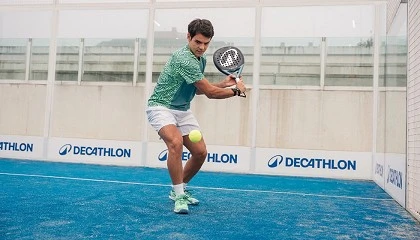 Foto de Coki Nieto, top 7 mundial de p�del, nuevo embajador de Decathlon