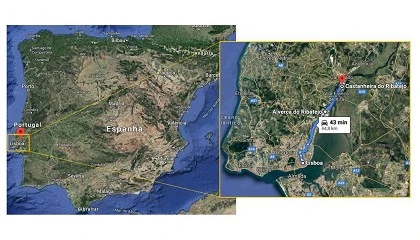 Foto de Construcci�n de una nave en la Plataforma Log�stica de Lisboa Norte (Lote 19)