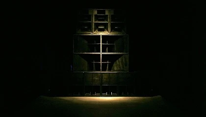 Foto de Intervento en la instalaci�n de Oliver Laxe en el Reina Sof�a de Madrid