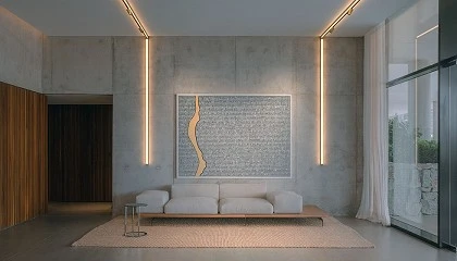 Foto de Flos presenta ‘The Glowing Track’, un sistema modular de luz ambiental integrada