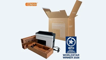 Foto de Capsa Packaging gana un WorldStar Award 2026 por su embalaje sostenible e-Protect Citri