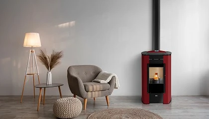 Foto de La estufa de pellets Penelope HRN de Ferroli permite su programaci�n en remoto