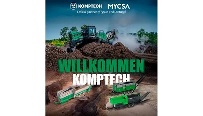 Foto de Komptech nombra a Mycsa distribuidor exclusivo de sus equipos m�viles para Espa�a y Portugal