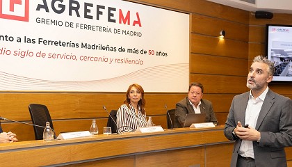 Juan Carlos Vázquez, presidente de Agrefema, Gremio de Ferretería de Madrid