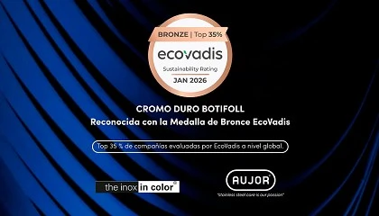 Foto de Cromo Duro Botifoll recibe la medalla de bronce EcoVadis por su compromiso con la sostenibilidad