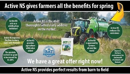 Foto de Beneficios de Active NS en primavera al aumentar el poder fertilizante de los purines