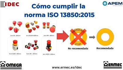 Foto de Ermec presenta la Gu�a de la ISO 13850:2015 para sistemas de paro de emergencias en maquinaria