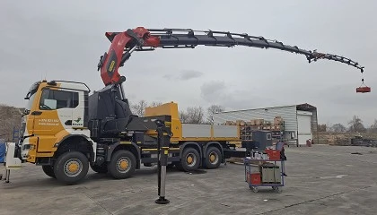 Foto de Mauco apuesta por la gr�a articulada Palfinger PK 1650 TEC