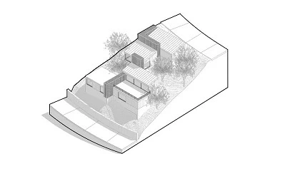Foto de Proyecto CUC, vivienda bifamiliar escalonada con n�cleos bioclim�ticos compartidos