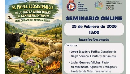Foto de Seminario online sobre el papel ecosist�mico de las razas aut�ctonas y la ganader�a extensiva