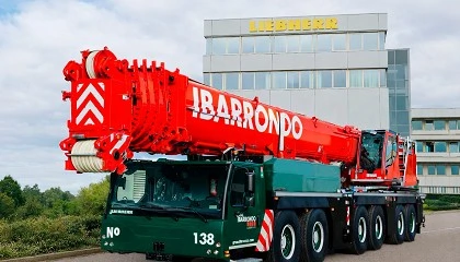 Foto de Gr�as Ibarrondo impulsa su plan de modernizaci�n con la incorporaci�n de la gr�a m�vil Liebherr LTM 1400-6.1