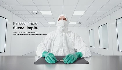 Foto de Saint-Gobain Ecophon visibiliza el impacto del ruido en salas blancas con la campa�a 'Parece limpio. Suena contaminado'