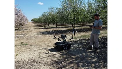 Foto de El IAS-CSIC ensaya en condiciones reales la tecnolog�a LiDAR para optimizar el riego en almendro