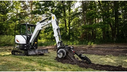 Foto de Bobcat apresenta novas perfuradoras e abre valas de �ltima gera��o