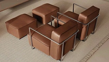 Photo de Banni presenta tres piezas de Flexform para tres estilos diferentes de salón