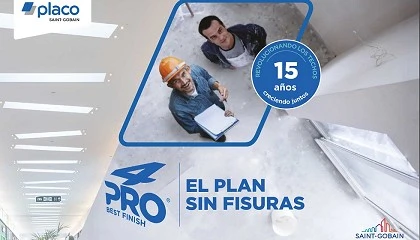 Photo de Saint-Gobain Placo celebra el aniversario de su placa para techos 4PRO
