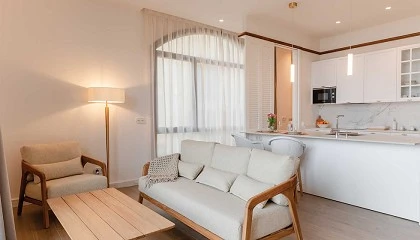 Foto de Carmela Mart� transforma el hotel boutique Hiru Uhinak con sus textiles